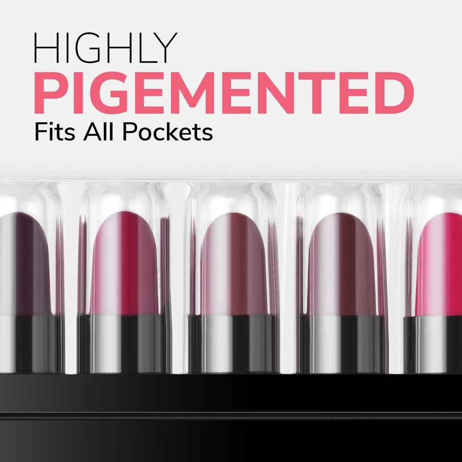 Mila Beaute 12 Creamy Matte Mini Lipstick Kit | Lip Hydrating & Long Lasting | Shade - C