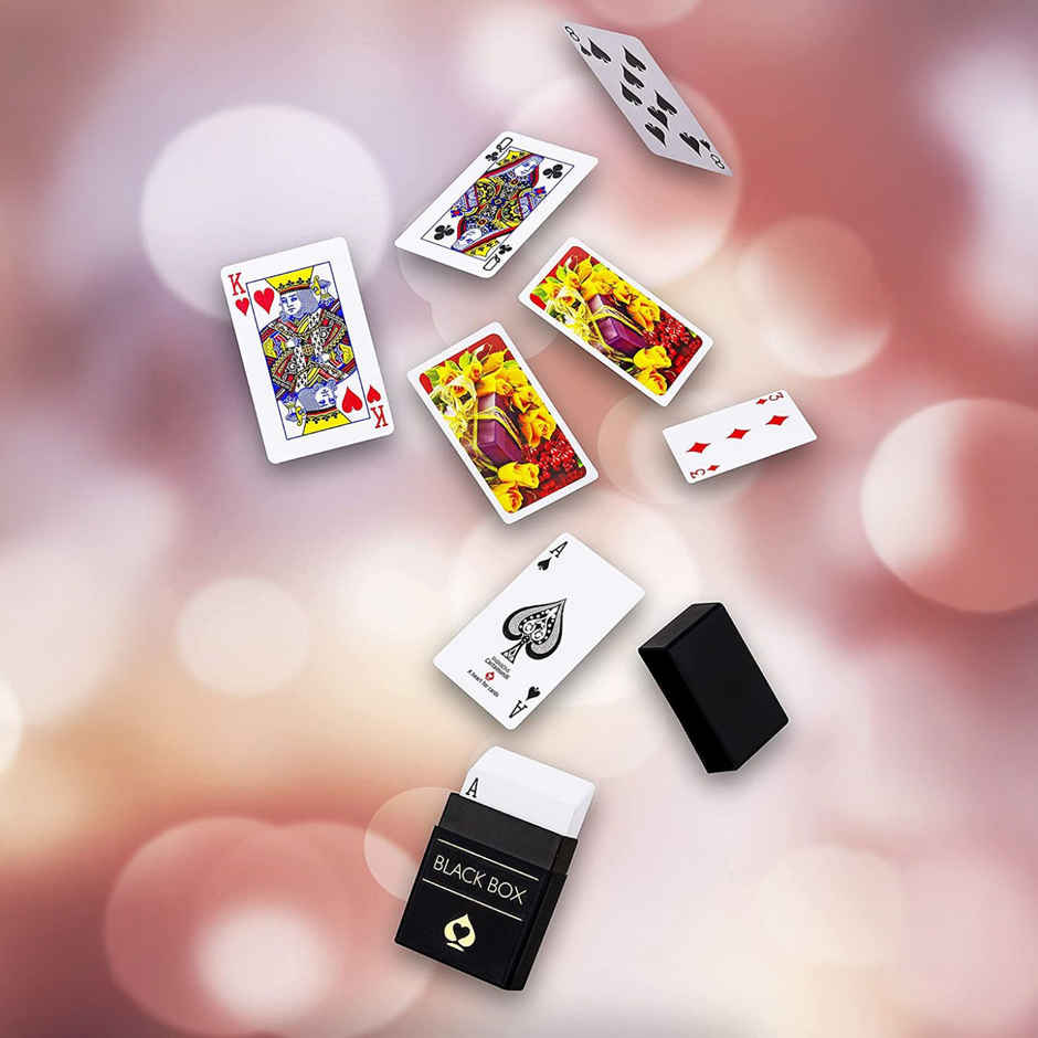 Parksons Cartamundi Plastic Playing Cards Black Box Premium Combo