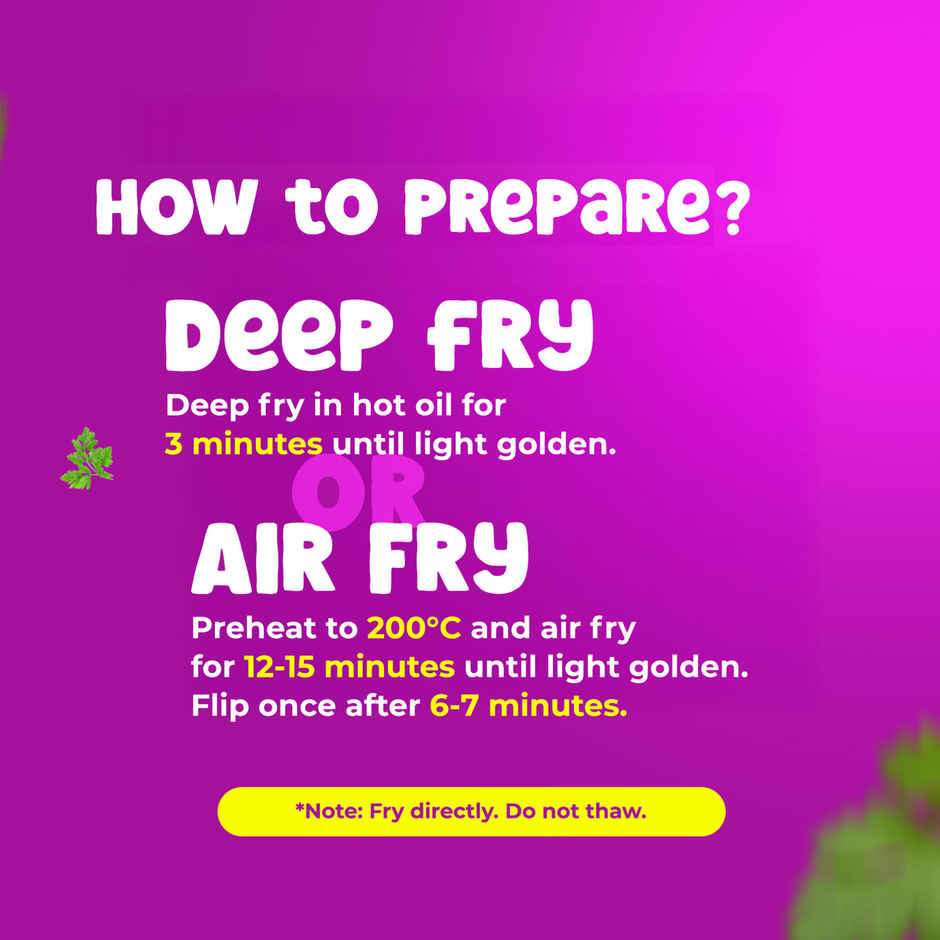 HyFun Aloo Tikki, Real Desi Taste, Potato Snack | Frozen