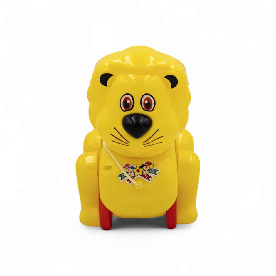 Toybharat Circus Lion Pull Along Toy | Colorful Gift for Toddlers | Assorted