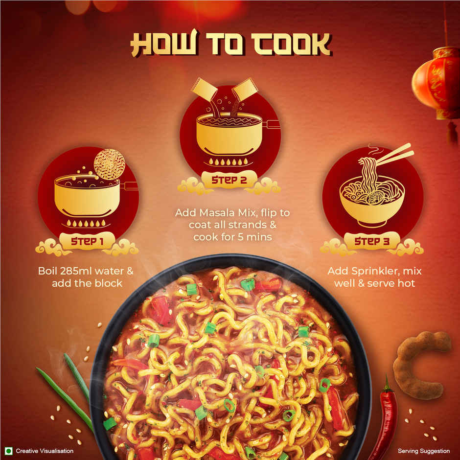 B Natural Coco Nut Cola (250ml) & Sunfeast Yippee! Pan Asian Noodles Gochujang (1pc) Combo