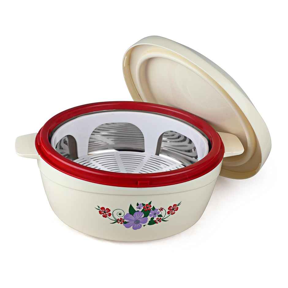 Cello Roti Plus Insulated Casserole for Roti, 1.25 L (Colour May Vary)