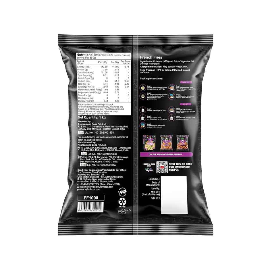 Hyfun French Fries Family Pack | Crispy Snack