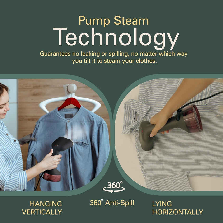 Hamilton Beach Professional Garment Steamer, Steam Iron for Clothes, 1740Watt Fast Heat Up