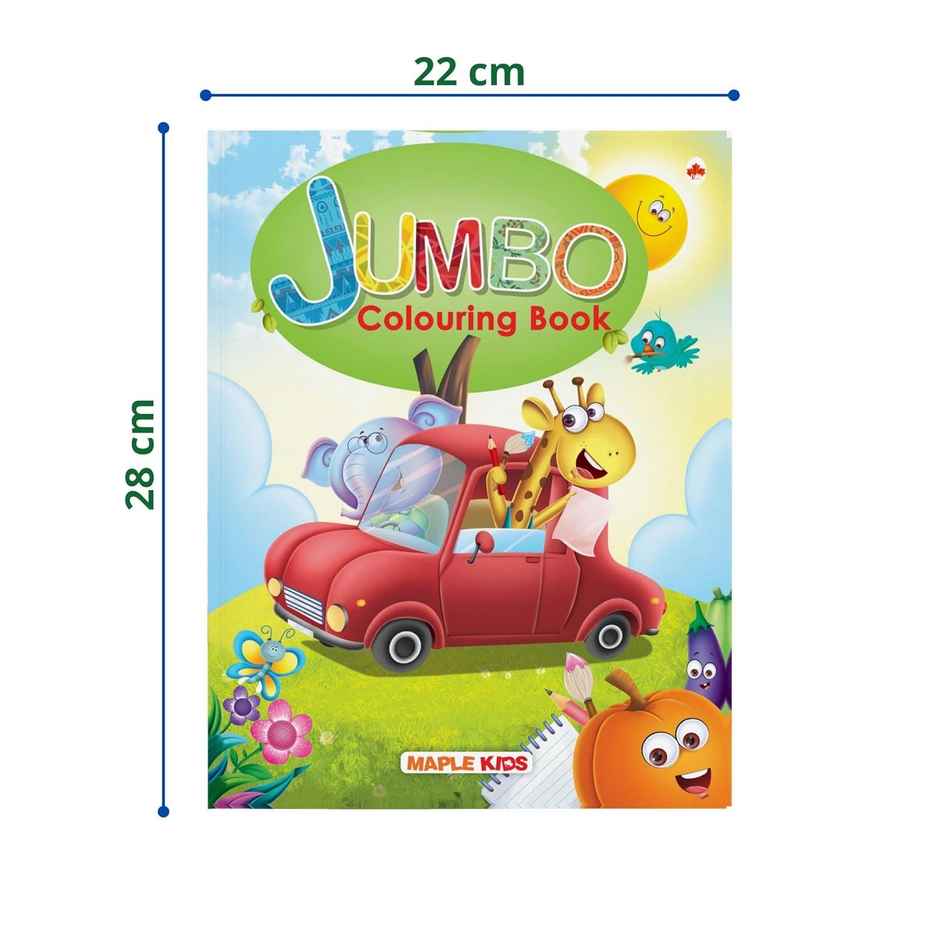 Jumbo Colouring Book - Activity Colouring Book for 3 to 5 years old kids