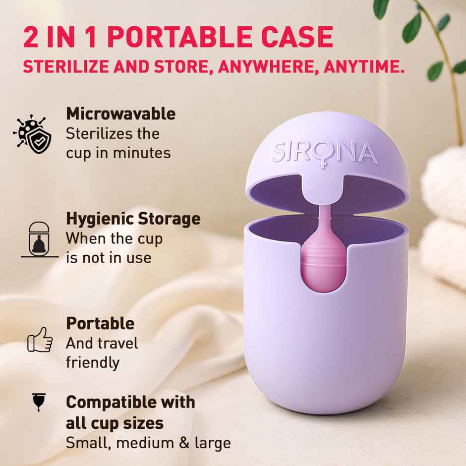 Sirona Portable Menstrual Cup Sterilizer
