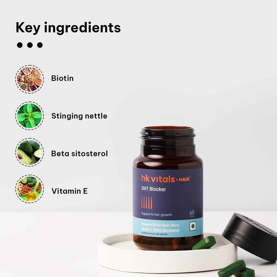 Healthkart HK Vitals DHT Blocker with Biotin Tablet