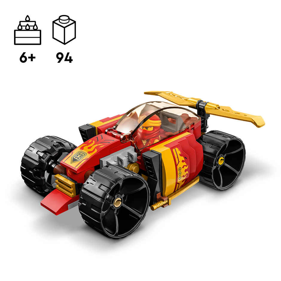Lego NINJAGO Kai's Ninja Race Car EVO Building Toy Set | Multicolour, 6Y+
