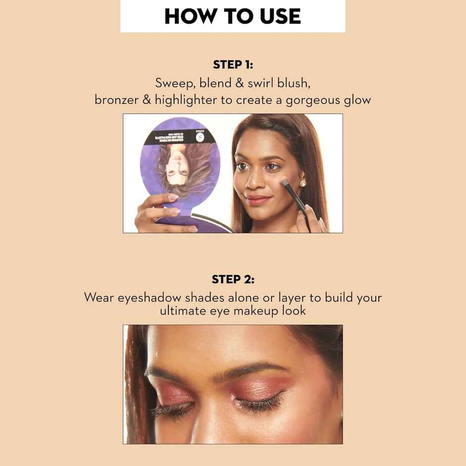 SUGAR Cosmetics Contour De Force Eyes And Face Palette - 02 Pink Pro