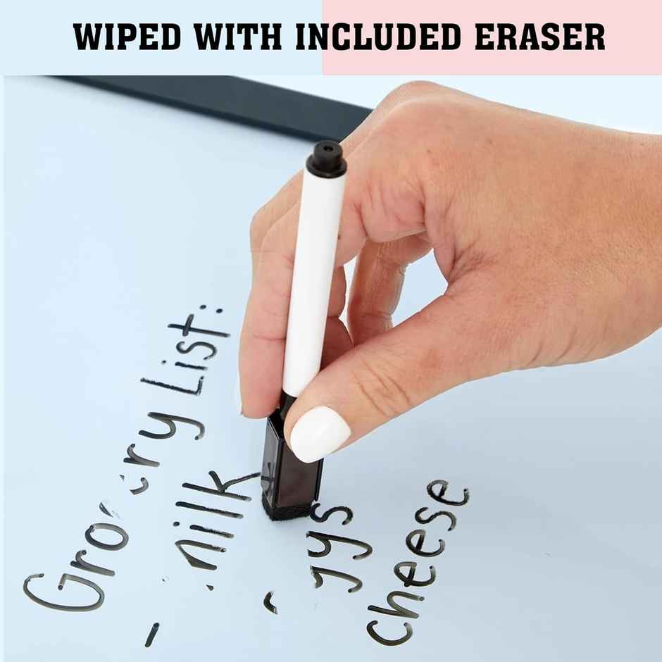 DALUCI Magnetic Shopping List and To Do Planner for Fridge | Multicolor