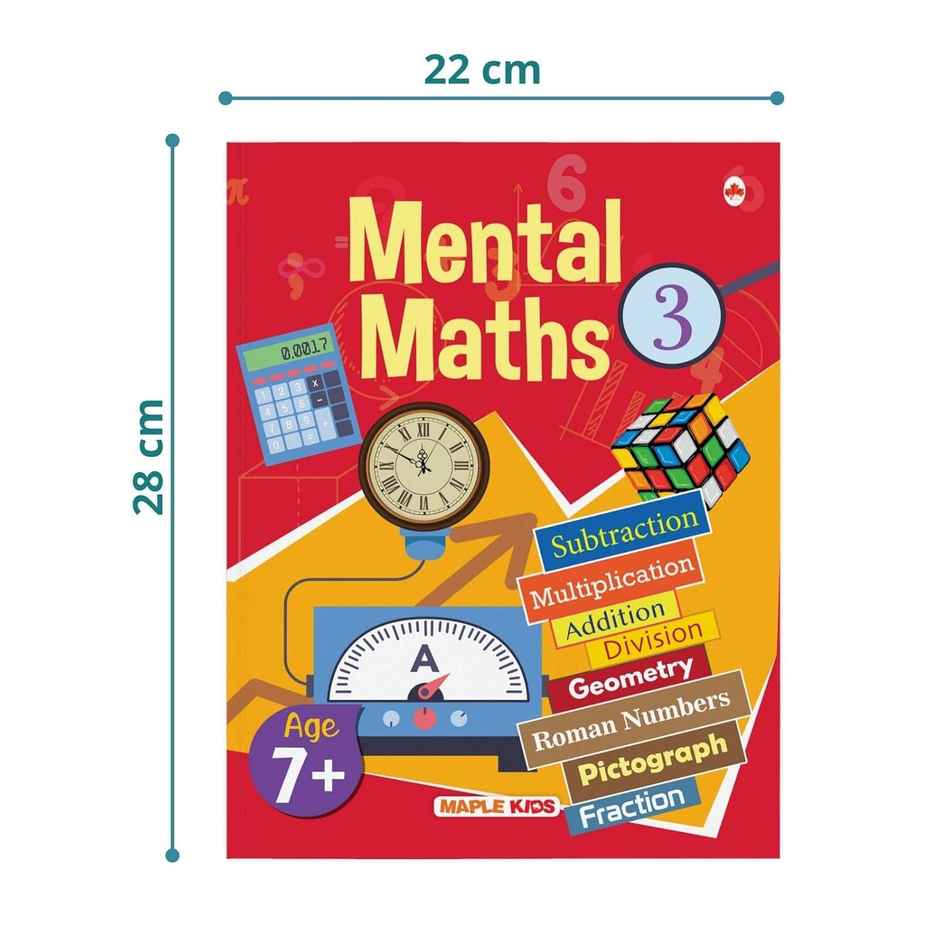 Mental Maths - Mathematics Activity Book 3 for Class 3+, Age 7+