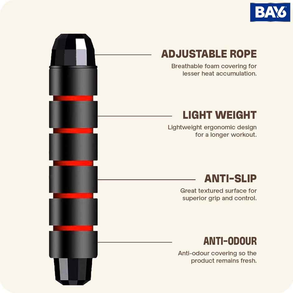 Bay6 Speed Jump Rope With Ball Bearings