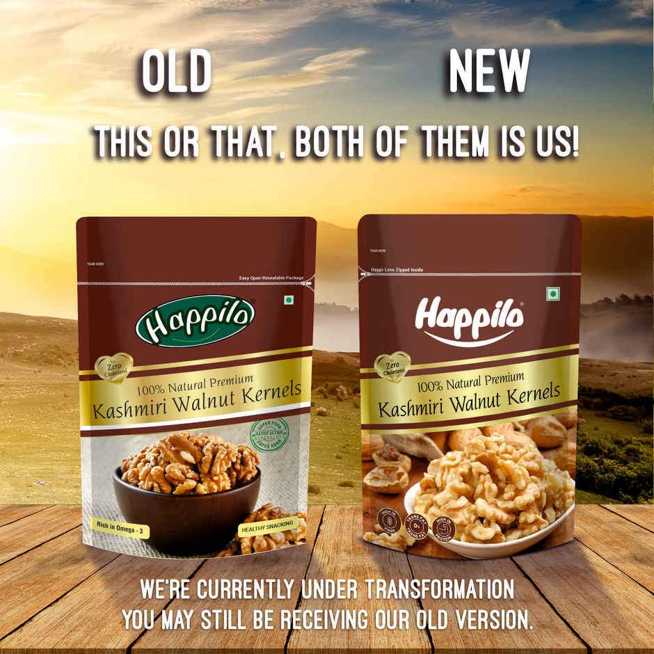 Happilo Kashmiri Walnut Kernels|Akhrot Giri|Dry Fruits