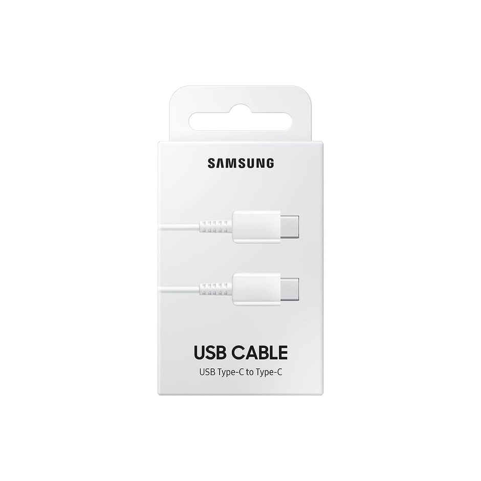 Samsung USB cable USB and Type C port 1 m - White