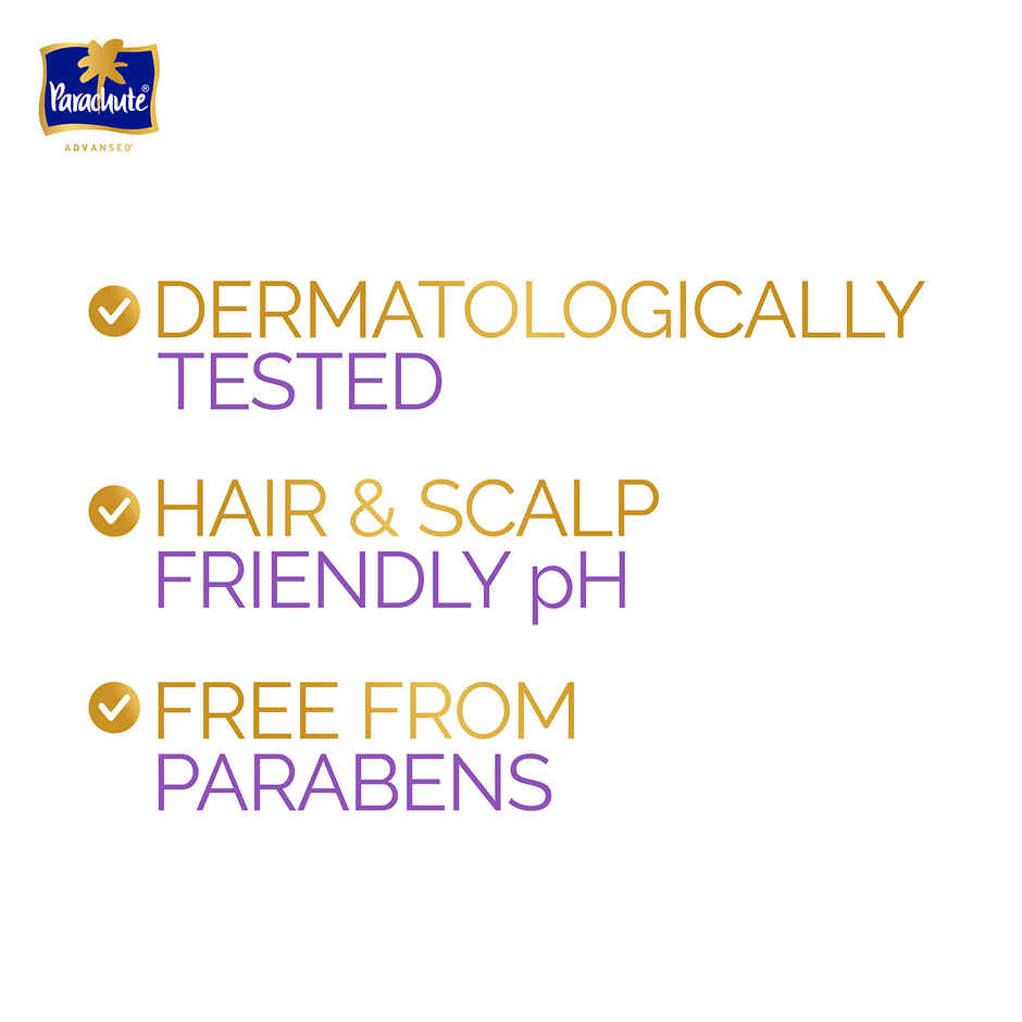 Parachute Advansed Hair Fall Defense Protein Shampoo| Coconut Milk & Rosemary