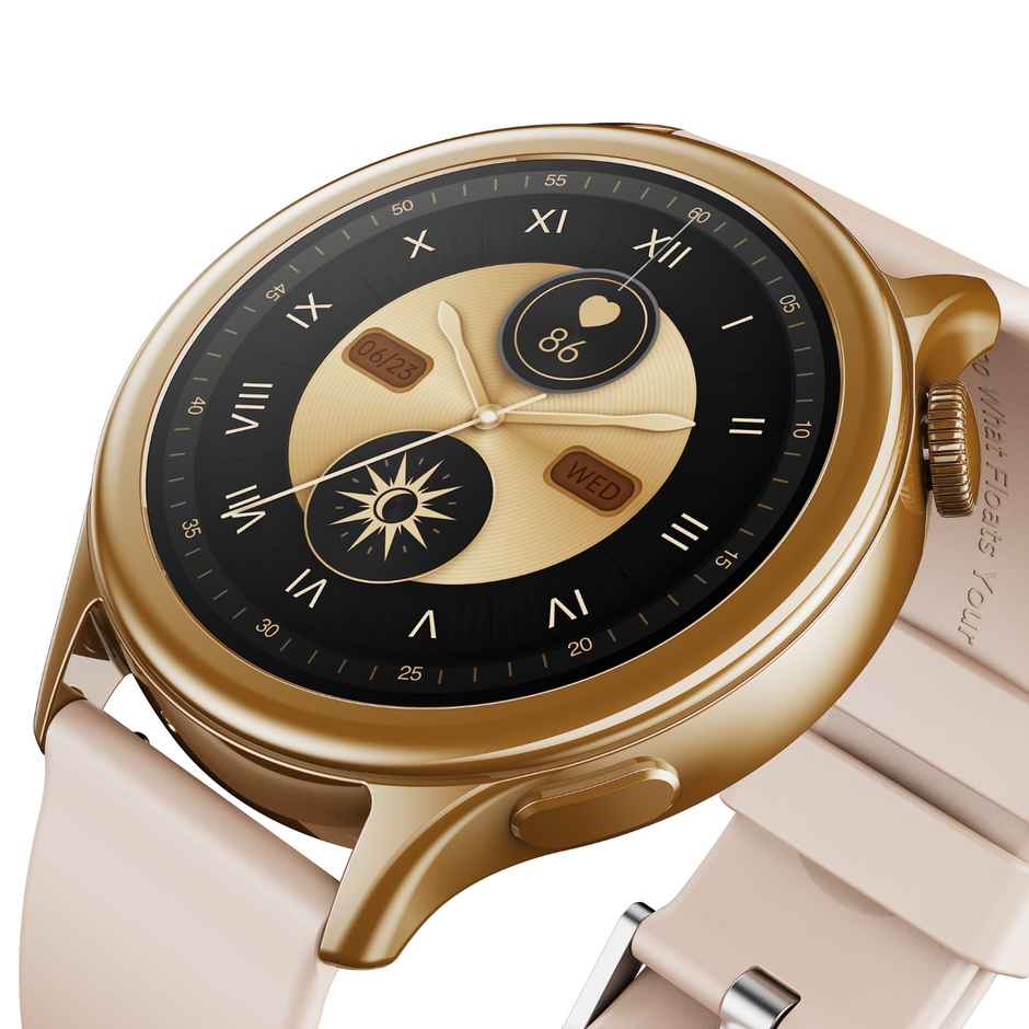 boAt Enigma Daze Smartwatch with 1.3" HD Display| SOS with Live Location Sharing (Cherry Blossom)