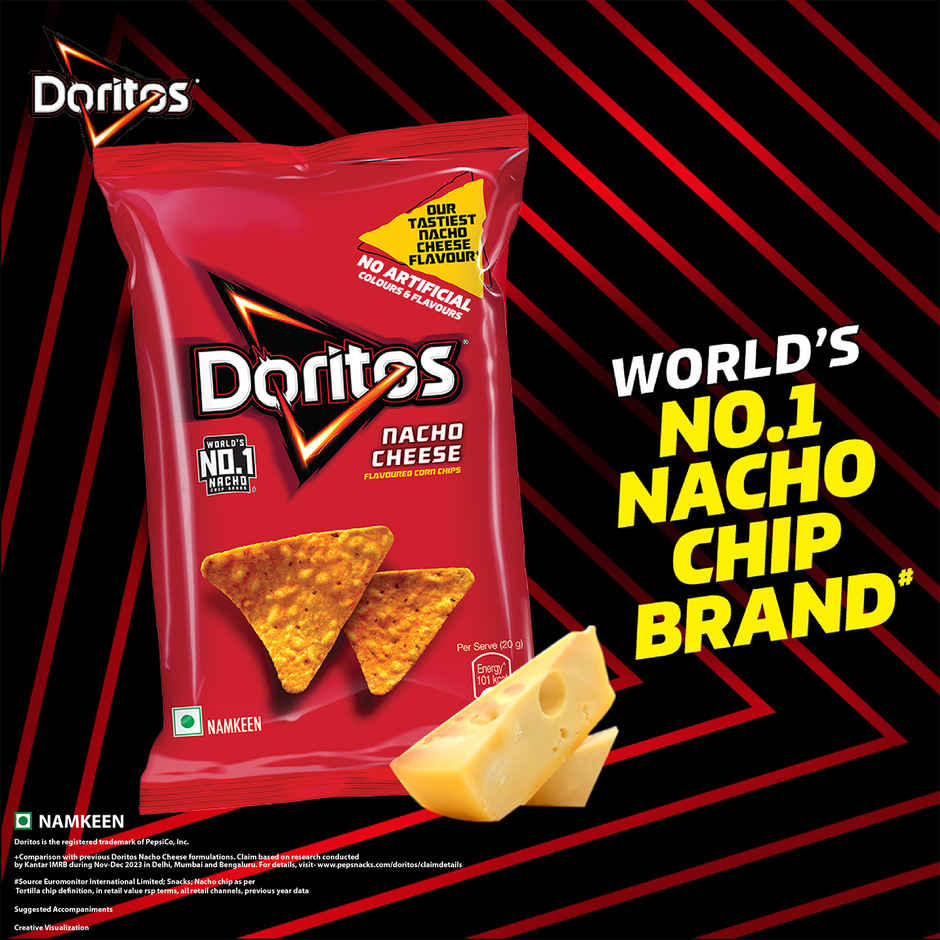 Doritos Nacho Cheese Flavoured Corn Chips Combo