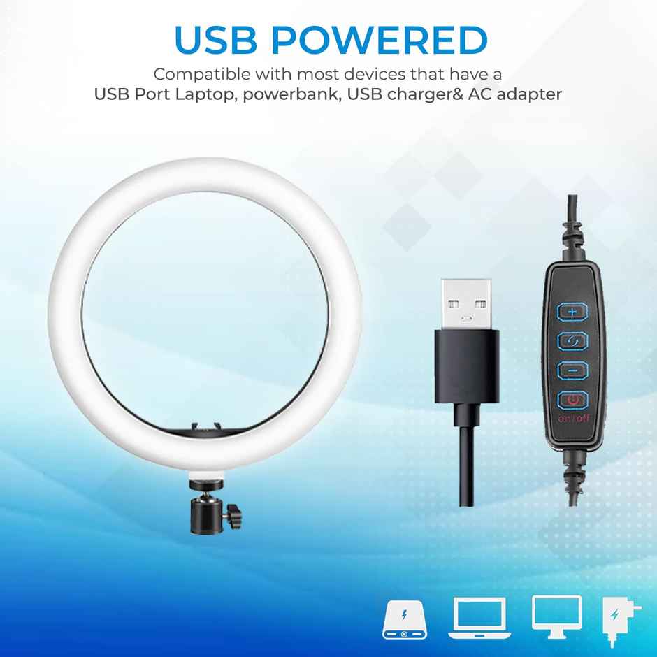 Tygot 12 Inch Ring Light | Without Stand