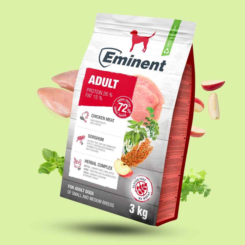 Eminent High Nutrition Dry Food For All Breeds Adult Dogs