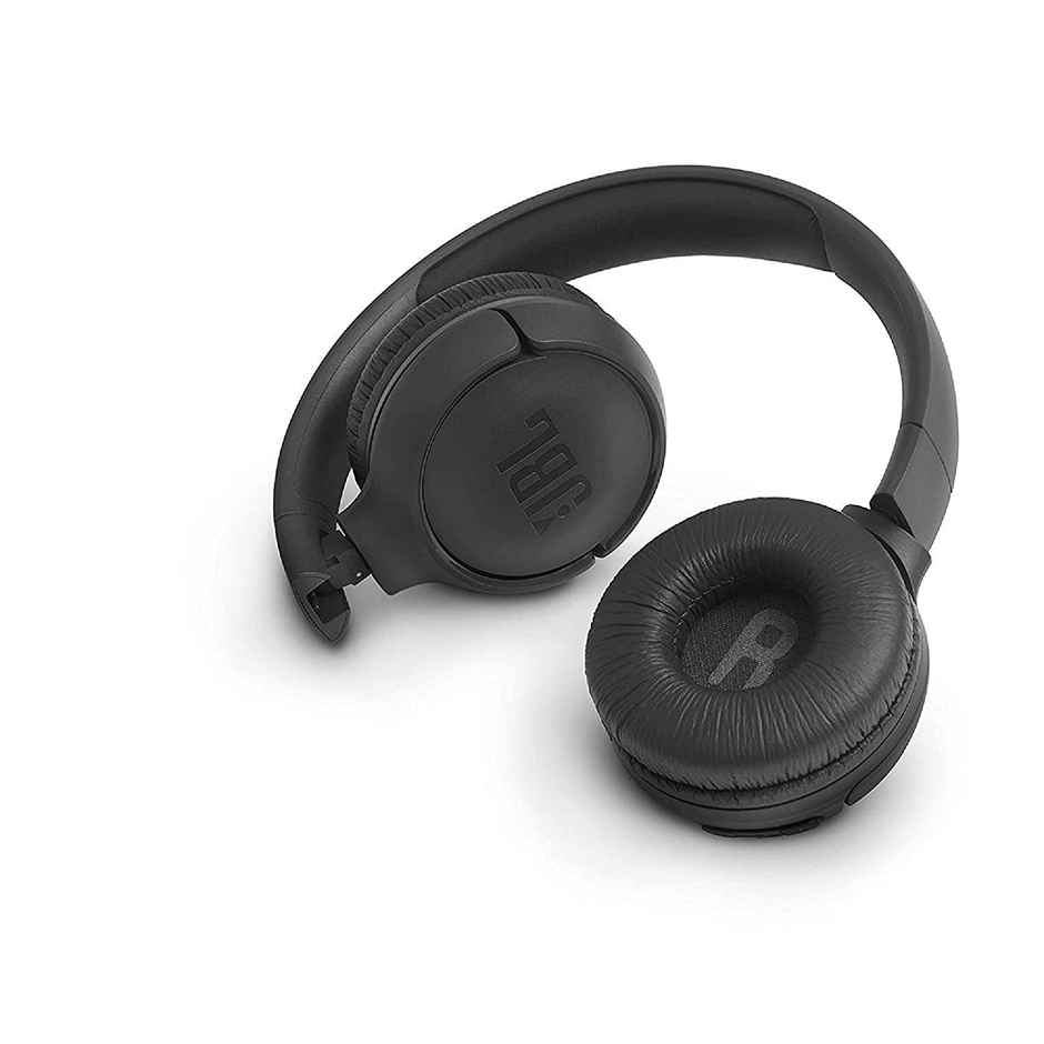 JBL T500BT Bluetooth Headphones - With Mic | 16 Hours Playtime