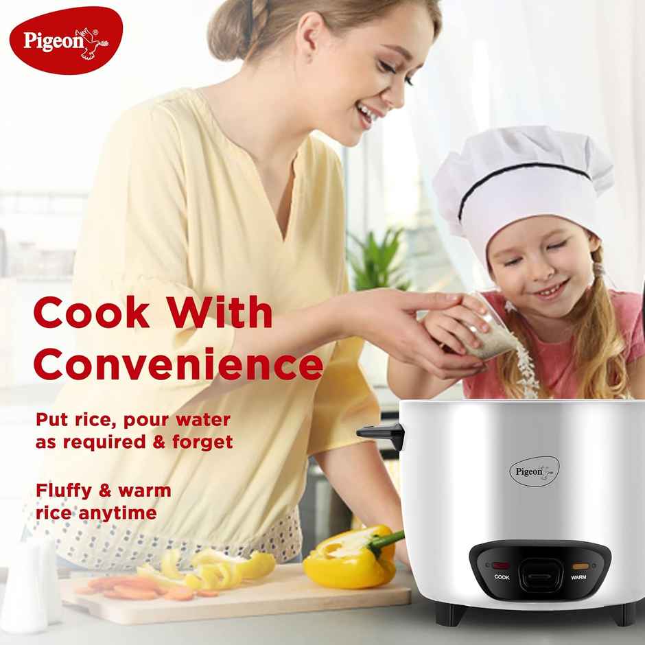 Pigeon Joy Electric Cooker (1.8 L) (White)