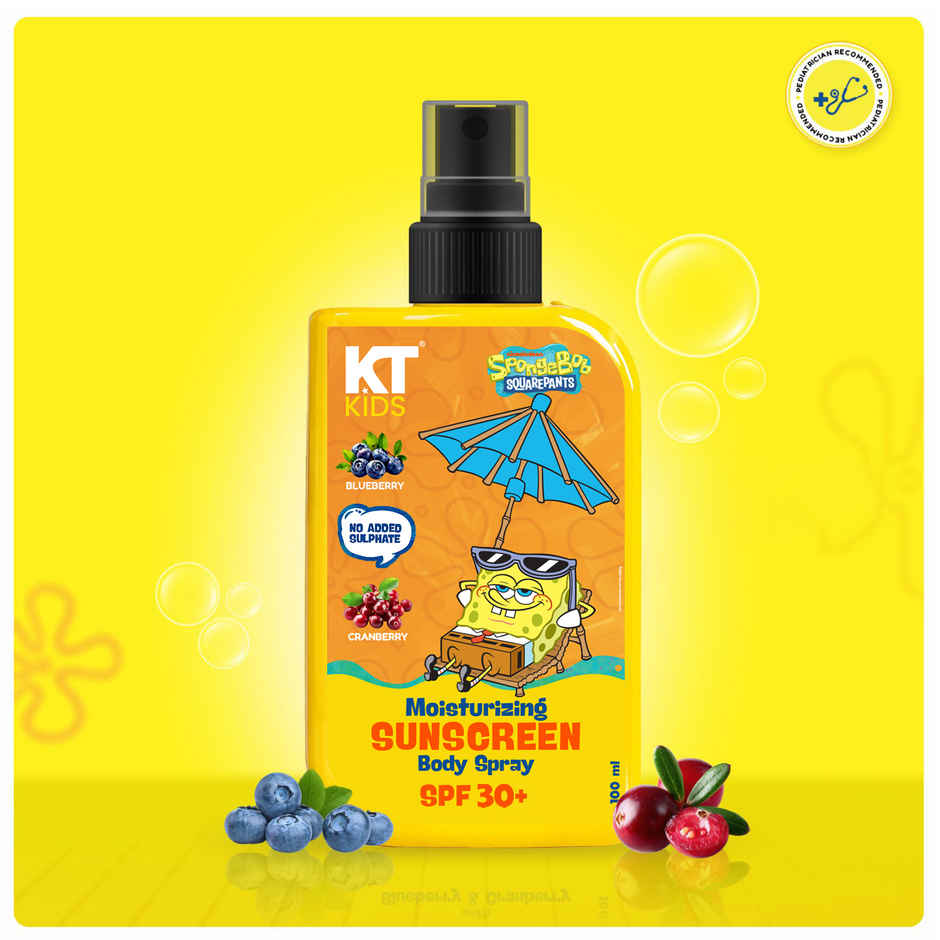 KT Kids Baby Sun Protection Spray Blueberry and Cranberry 1 Pack