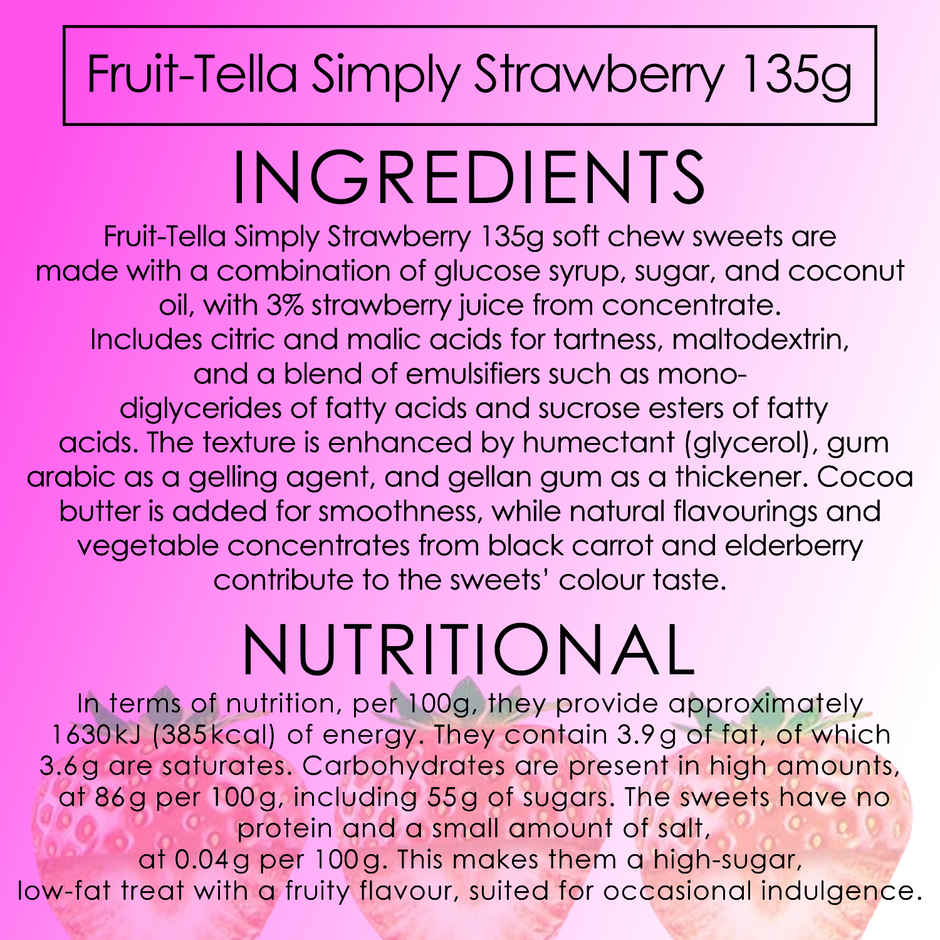 Fruit-Tella Simply Strawberry