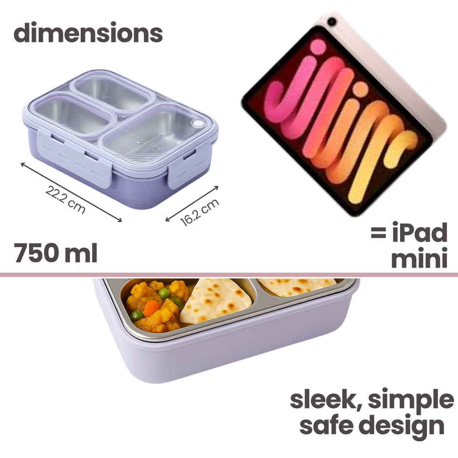 Tuco Kids Lunch Box | Purple