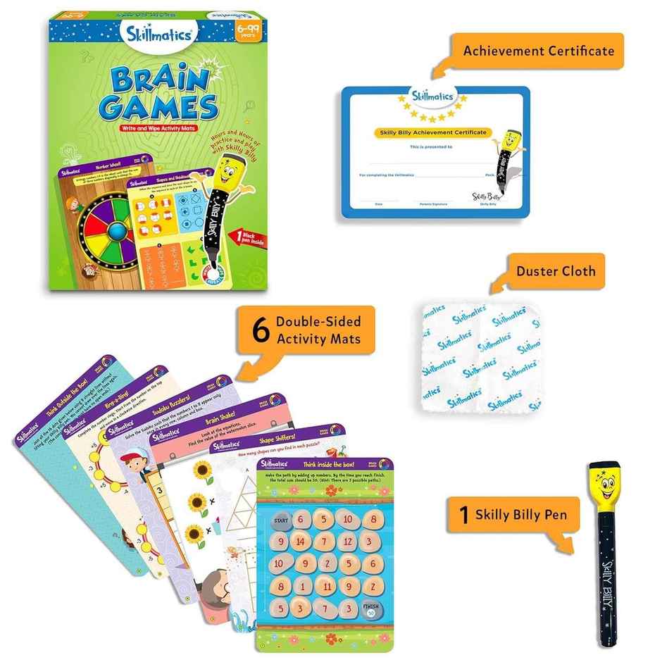 Skillmatics Brain Games | Educational Game