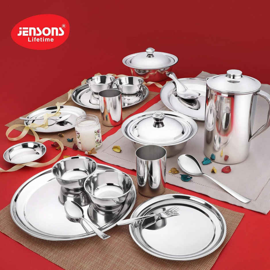 Jensons 51 Pcs Dinner Set Lazer