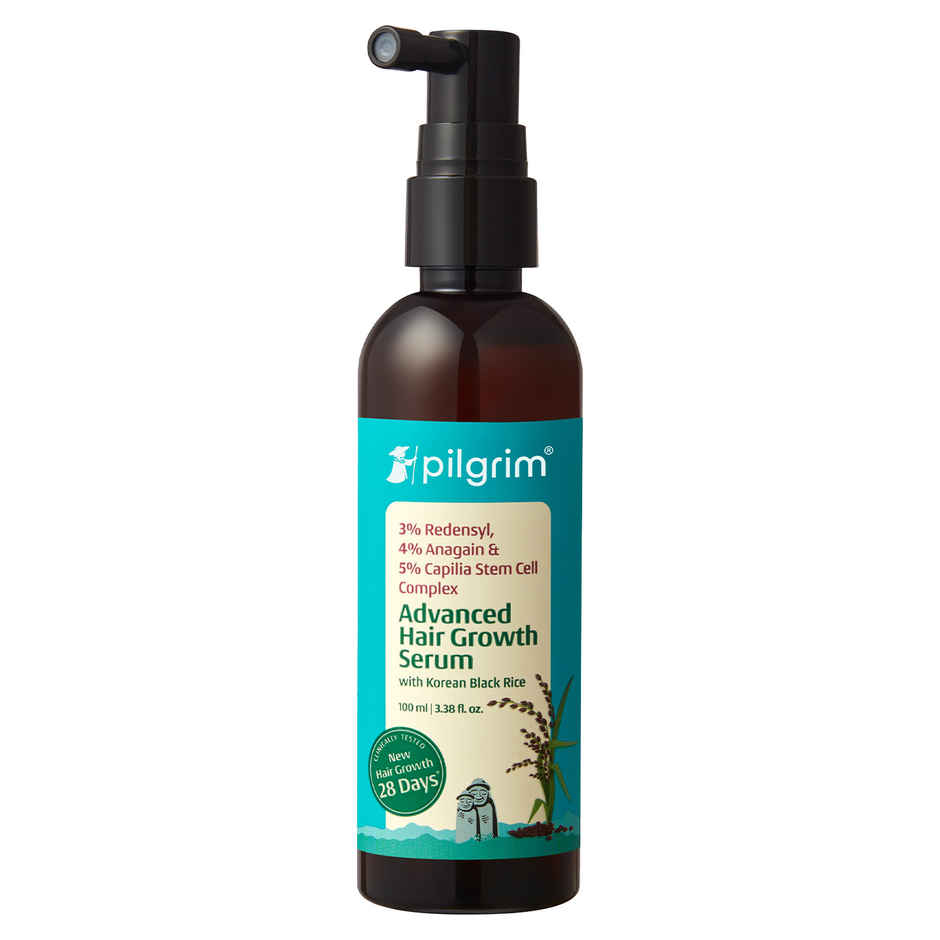 Pilgrim Advanced Hair Growth Serum with Redensyl & Anagain Reduces Hair Fall & Boosts Hair Growth