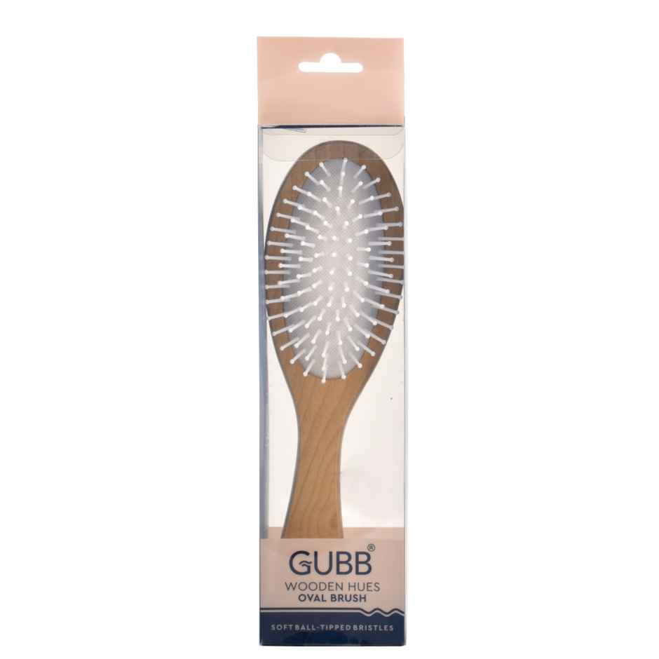 Gubb Oval Hair Brush | Wooden Hues