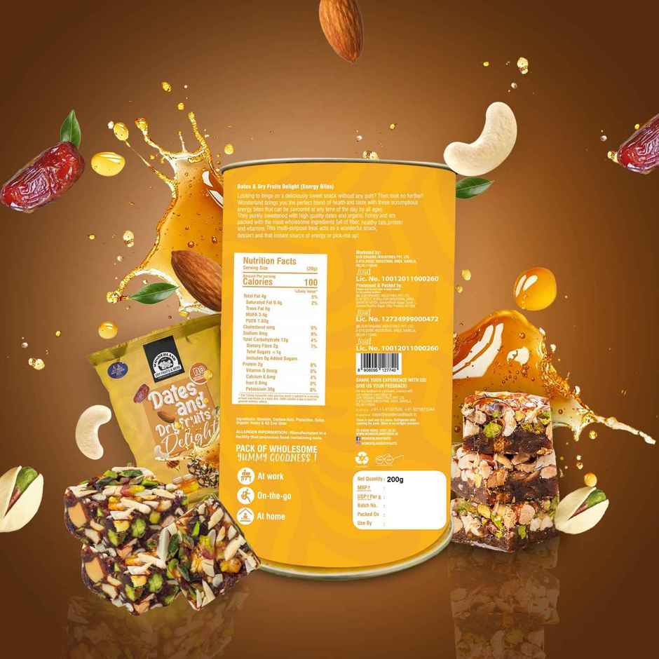Wonderland Foods Vrat Dates & Dry Fruits Delight