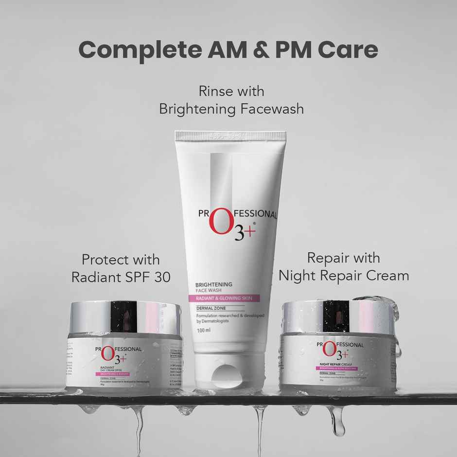 O3+ Brightening & Whitening Face Wash