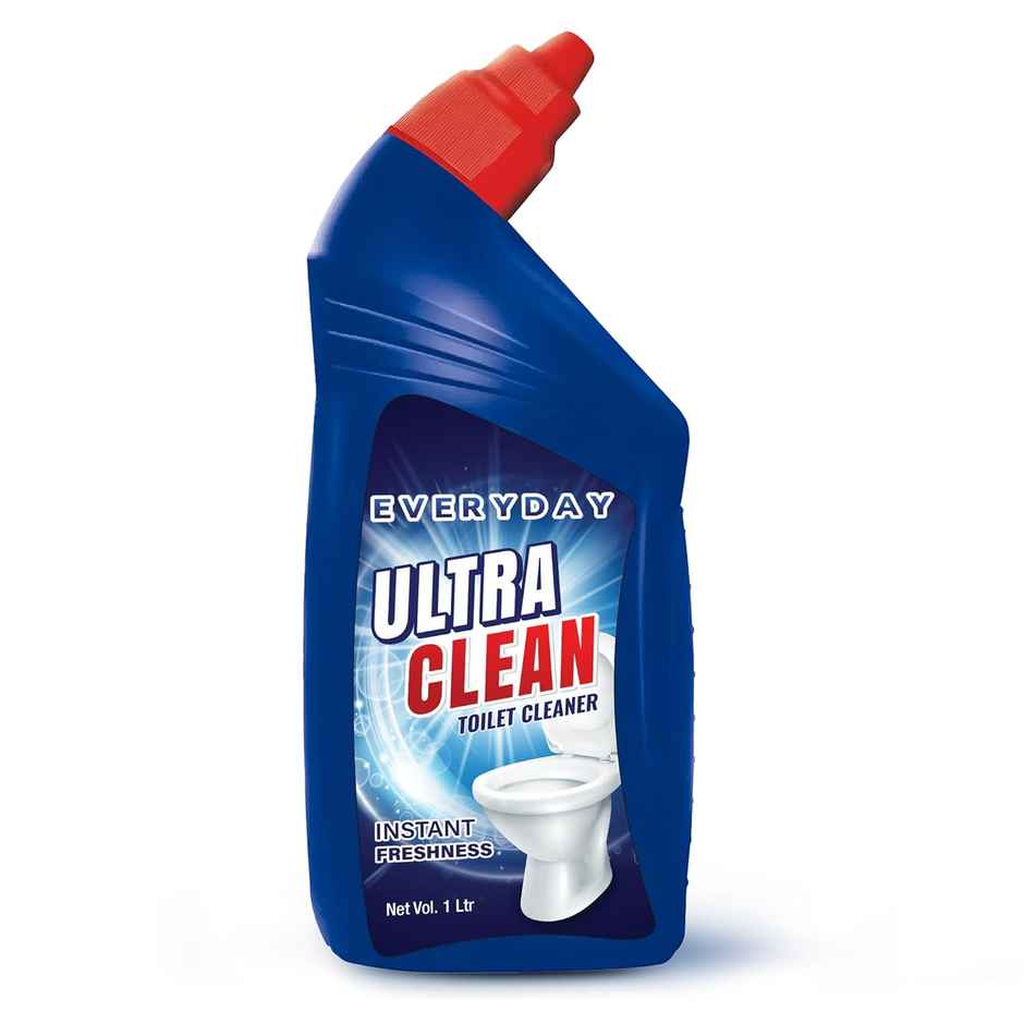 Ezee Everyday Ultra Clean Toilet Cleaner - Instant Freshness (1L) & Ezee Everyday Ultra Clean Bathroom Floor Cleaner - Removes Bathroom Stains (1L) Combo