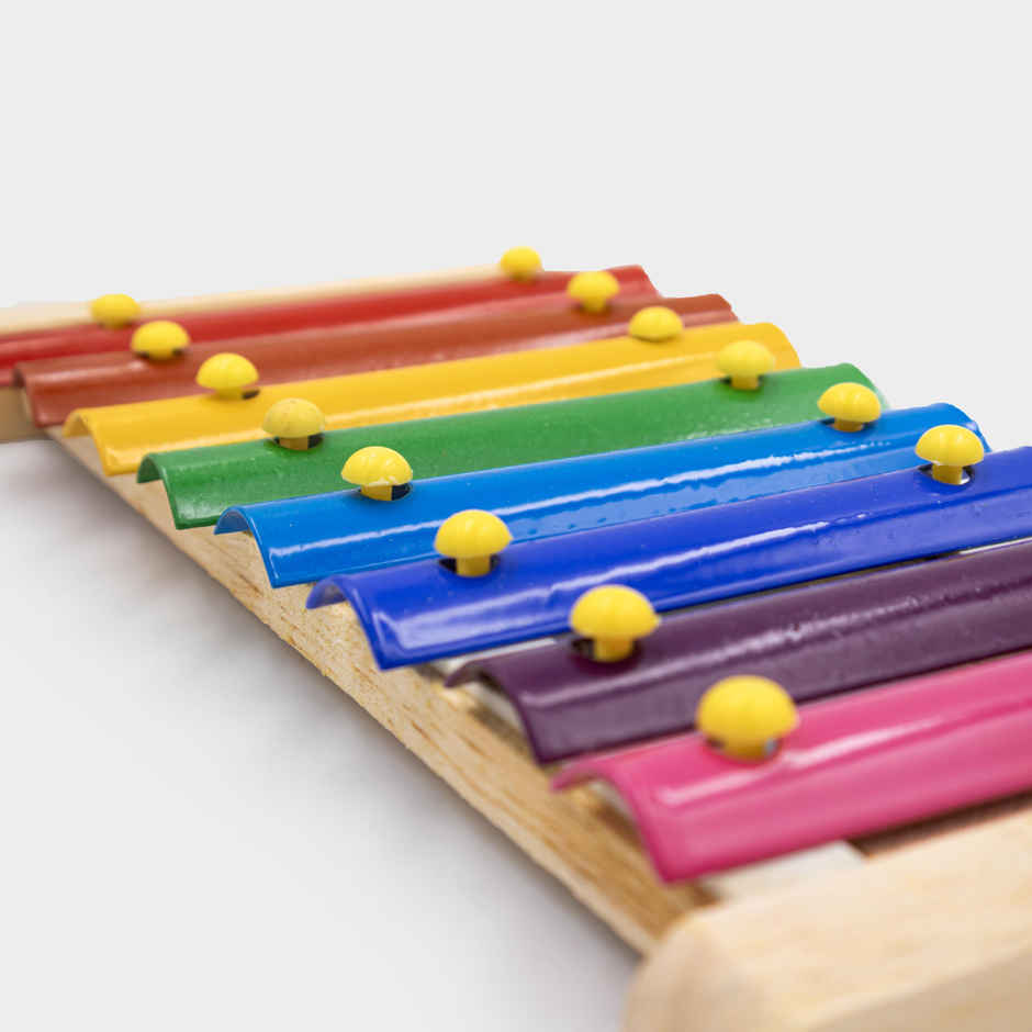 Toybharat Wooden Xylophone | Multicolour | Travel Toys | Birthday Gift | Assorted
