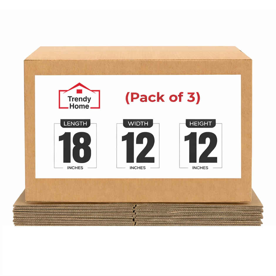 Senego Cardboard Box | 5 Ply | 18 x 12 x 12 inch