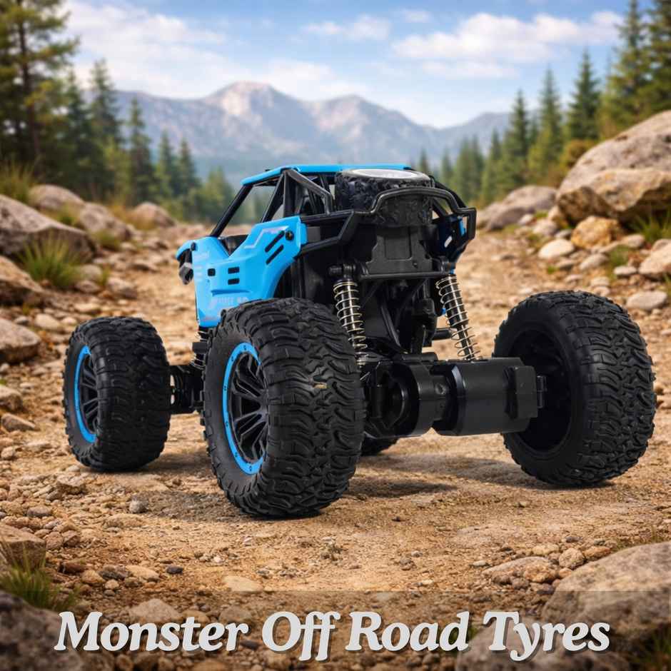 Race n Roll 2.4G Remote Control Rock Crawler Blue
