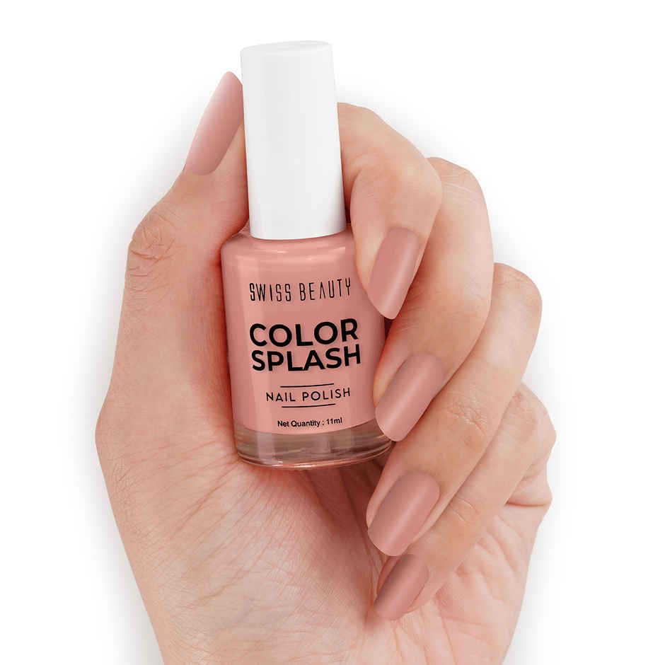 Swiss Beauty Color Splash Nail Polish | Burnt Apricot