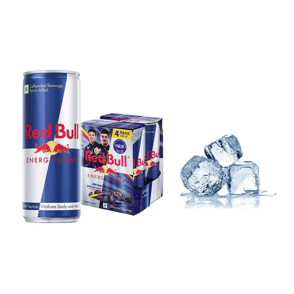 Red Bull Energy Drink Multican(1l) & Ice Cubes(1kg) Combo