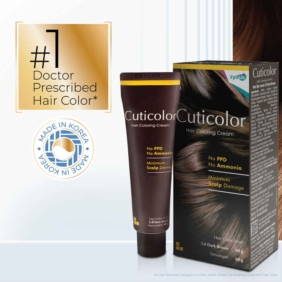 Cuticolor Hair Colouring Cream | Brown