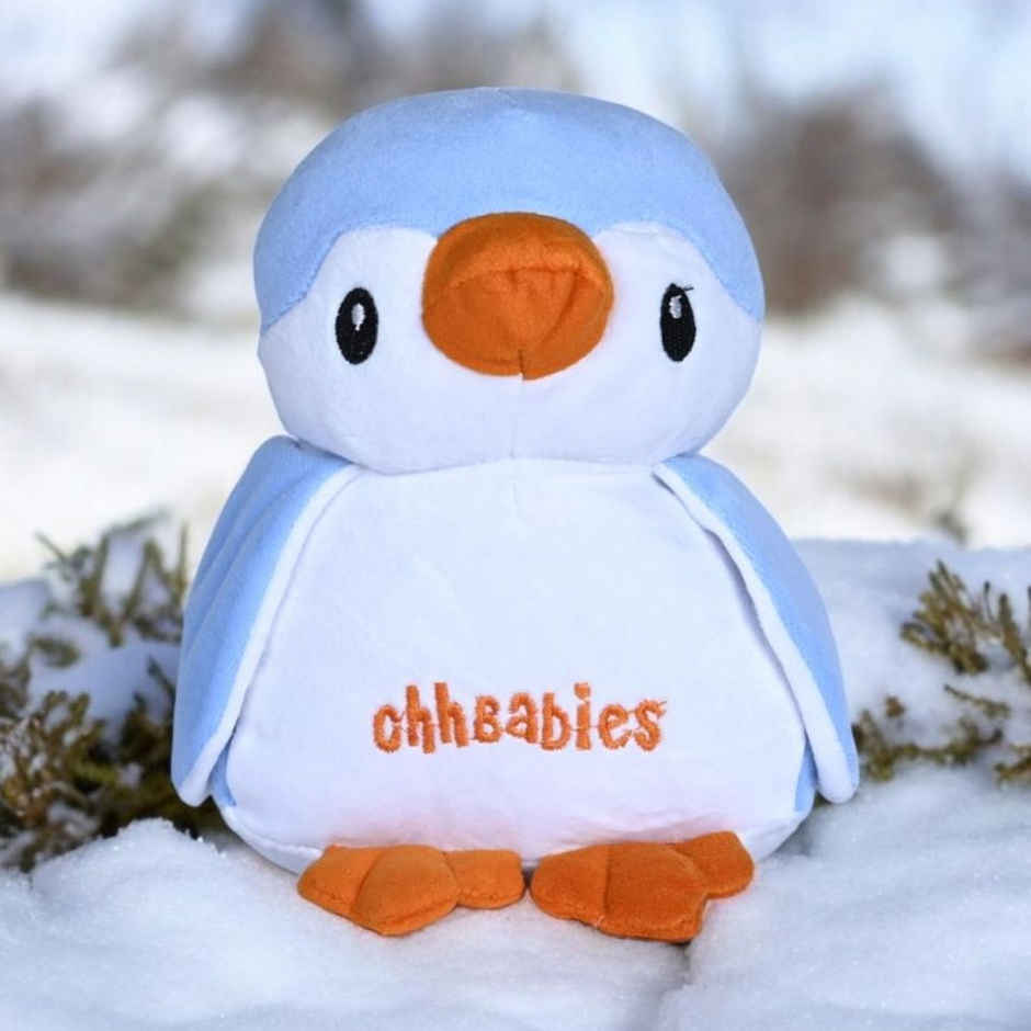 Ohhbabies Penguin Soft Rattle Toy | Blue