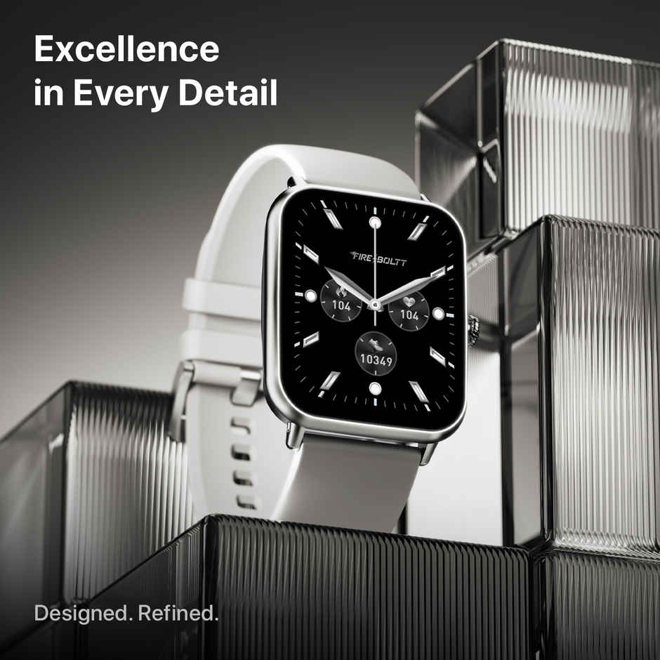 Fire-Boltt Ninja Call Pro Plus | 1.83" Display | BT Calling - Grey