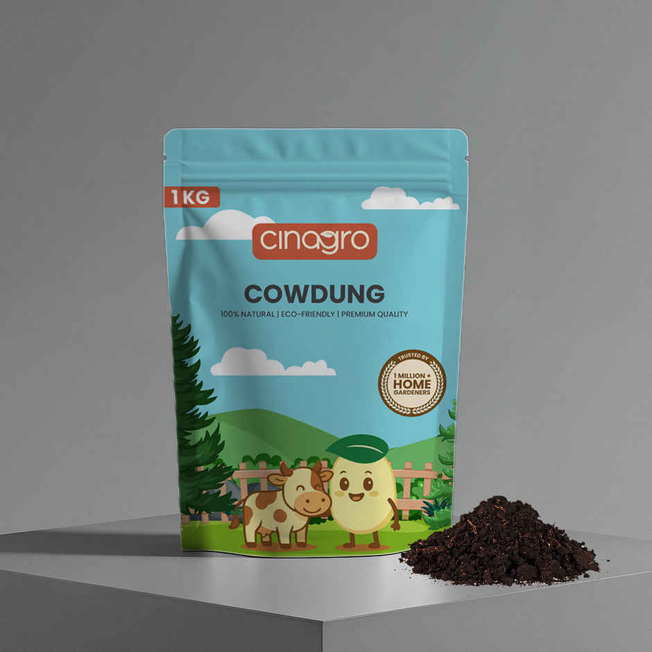 Cinagro Cow Dung Manure Plant Fertilizer for Soil Enrichment