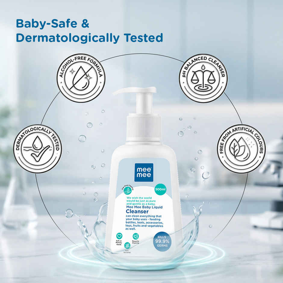 Mee Mee Anti-Bacterial Baby Liquid Cleanser Bottle