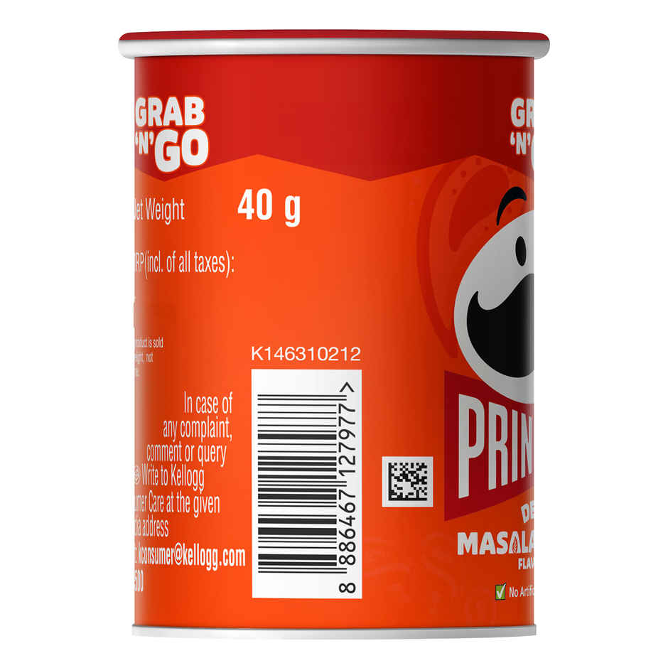 Kellogg's Pringles Potato Chips Desi Masala Tadka Flavour