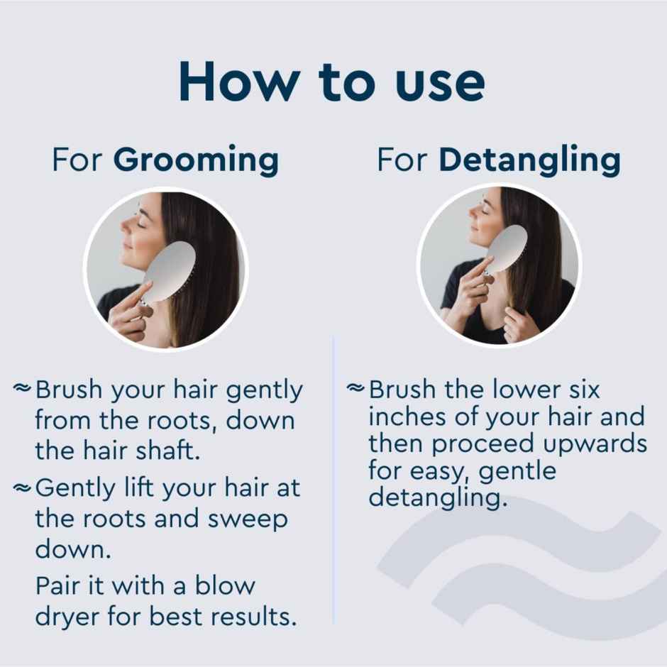 Gubb Serenity Hues Oval Cushion Brush