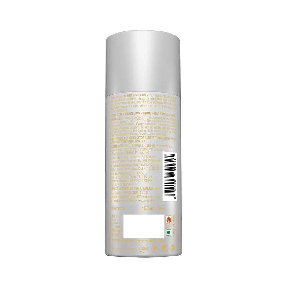 Denver Sporting Club Victor Deo | Long Lasting Deodorant Body Spray For Men