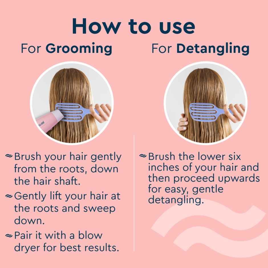 Gubb French Hues Paddle Vent Brush Long