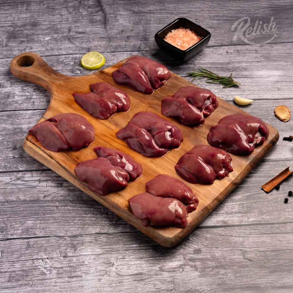 Kissan Teekhi Lehsun Mirch Chutney Doy (100g) & Relish Chicken Liver | Energy - 165 Kcal | Protein - 18 G (250g) Combo 